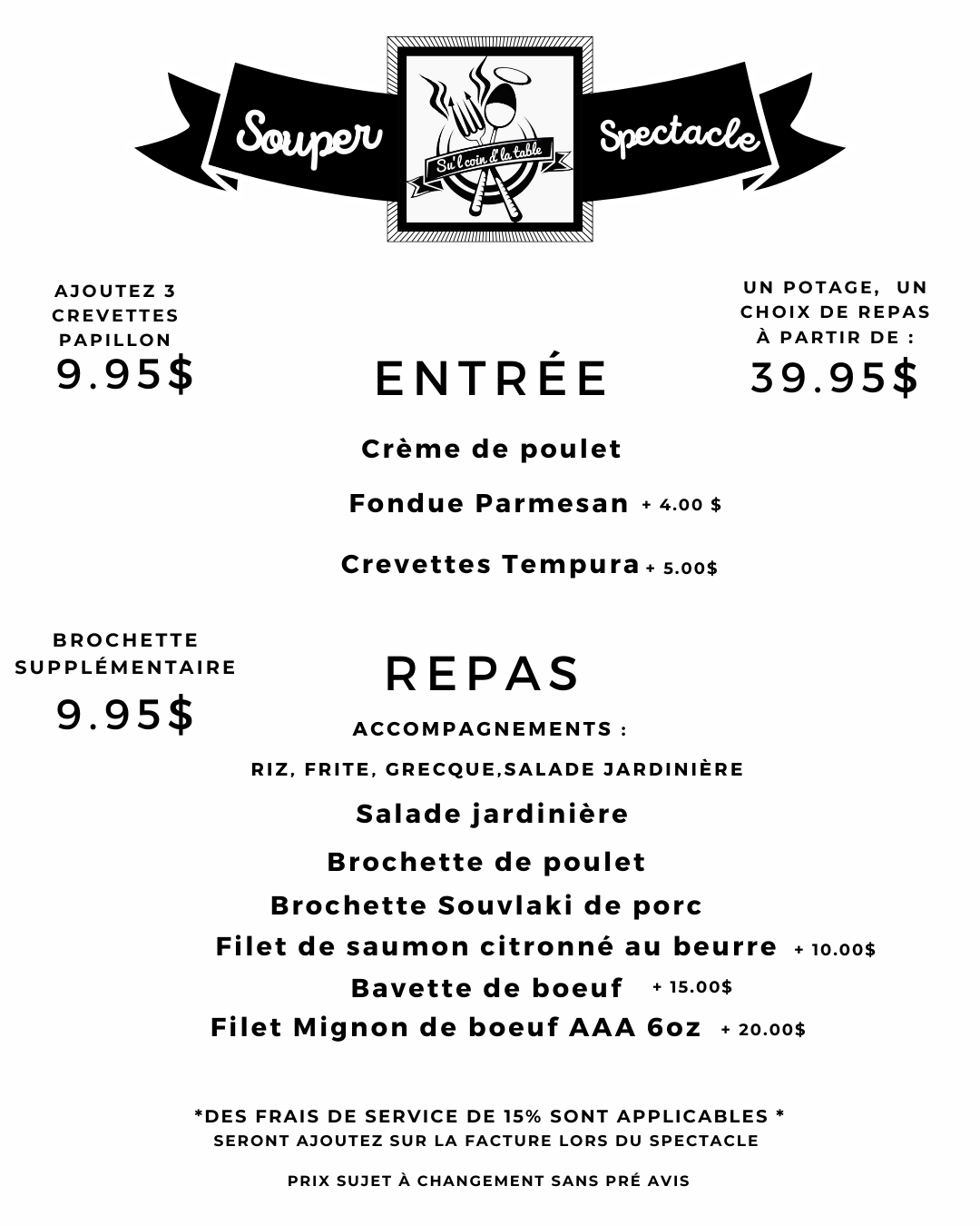 Menu T